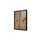 Tablosan Ahşap Oyma Kapı Çerçeveli Cam Tablo 60X90 Cm Ca36017