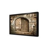 Tablosan Ahşap Oyma Kapı Çerçeveli Mdf Tablo 30 X 40 Cm Ma36024