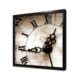 Tablosan Akrep Ve Yelkovan Obje Çerçeveli Cam Tablo 20X20 Cm Ca23014