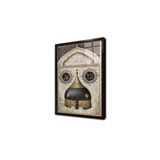 Tablosan Allah Muhammed Ve Miğfer Çerçeveli Cam Tablo 30X40 Cm Cb32003