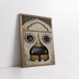 Tablosan Allah Muhammed Ve Miğfer Kanvas Tablo