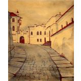 Tablosan Arnavut Kaldırımı Kanvas Tablo 90x120 cm Kb09051 90x120 cm