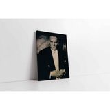 Tablosan Atatürk Smokinli Kanvas Tablo 35 X 50 Cm Ka02111