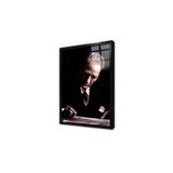 Tablosan Atatürk Yazı Yazarken Çerçeveli Cam Tablo 20X30 Cm Ca02109