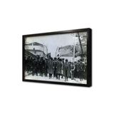 Tablosan Atatürkün Samsuna Çıkışı Çerçeveli Cam Tablo 50X70 Cm Ca02232