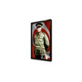 Tablosan Ay Yıldızlı Bayrak Önünde Genç Atatürk Çerçeveli Mdf Tablo 40 X 80 Cm Ma02090