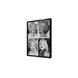 Tablosan Beyaz Gecelikle Marilyn Monroe Çerçeveli Mdf Tablo 50 X 70 Cm Ma31273
