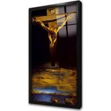 Tablosan Çarmıhta Isa Salvador Dali Çerçeveli Cam Tablo20x30 cm Cb22016 20x30 cm