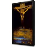Tablosan Çarmıhta Isa Salvador Dali Çerçeveli Mdf Tablo 30x50 cm