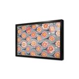 Tablosan Çiçek Ebru Çerçeveli Cam Tablo 20X30 Cm Cb10075