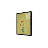 Tablosan Çiçek Ebru Çerçeveli Cam Tablo 20X30 Cm Cb10105