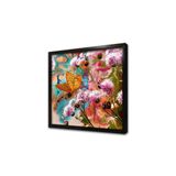 Tablosan Çiçek Ve Kelebek Çerçeveli Mdf Tablo 60 X 60 Cm Mb03414