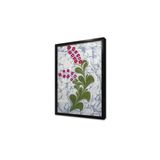 Tablosan Çiçekler Ebru Çerçeveli Cam Tablo 50X70 Cm Cb10013