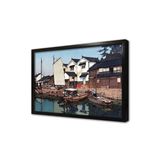 Tablosan Deniz Kenarı Japon Sanatı Çerçeveli Mdf Tablo 20 X 30 Cm Mb31002