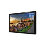 Tablosan Deniz Kıyısında Bisiklet Çerçeveli Cam Tablo 20x30 cm CA01197