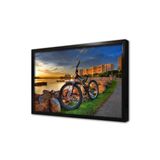 Tablosan Deniz Kıyısında Bisiklet Çerçeveli Mdf Tablo 35 X 50 Cm Ma01197