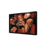 Tablosan Doktorlar Arasında İsa Çerçeveli Mdf Tablo 20 X 30 Cm Mb02232