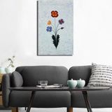 Tablosan Ebru Çiçekler Kanvas Tablo 50x70 cm 50x70 cm