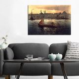Tablosan Eski Istanbul Tarihi Yarımada Fotoğraf Kanvas Tablo 140x210 cm 140x210 cm