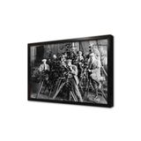 Tablosan Fotoğraf Makinesi Tarihi Çerçeveli Cam Tablo 20X30 Cm Ca07284