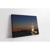 Tablosan Gece Kız Kulesi Kanvas Tablo 20 X 30 Cm Ka16194
