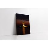 Tablosan Gece Kız Kulesi Kanvas Tablo 30 X 40 Cm Ka16172