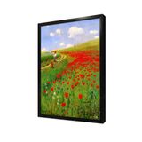 Tablosan Gelincik Tarlası Paul Gustav Fischer Çerçeveli Mdf Tablo 40 X 40 Cm Mb09071