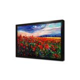 Tablosan Gelincikler Çerçeveli Mdf Tablo 60 X 80 Cm Mb03401