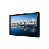 Tablosan Gelinciklerle Donanmış Doğa Çerçeveli Mdf Tablo 40 X 60 Cm Ma20636