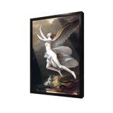 Tablosan Göğe Uzanan Melek Çerçeveli Mdf Tablo 50 X 70 Cm Mb22376