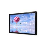 Tablosan Gökyüzünde Renkli Balonlar Çerçeveli Cam Tablo 20x30 cm CA01198
