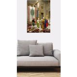 Tablosan Halı Satıcısı Jean Lean Gerome Kanvas Tablo 120x180 cm B-21-181 120x180 cm