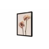 Tablosan İkili Çiçek Çerçeveli Mdf Tablo 60 X 90 Cm Mb33085