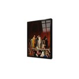 Tablosan İnsan Pazarı Çerçeveli Cam Tablo 50X70 Cm Cb19033
