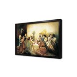 Tablosan İsa Masaya Yaslanıyor Çerçeveli Mdf Tablo 40 X 60 Cm Mb02570