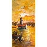 Tablosan Istanbul Gün Batımı Kız Kulesi Kanvas Tablo 20x40 cm Kb16186 20x40 cm