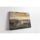 Tablosan İstanbul Gün Batımı Kız Kulesi Kanvas Tablo 30 X 40 Cm Kb16077