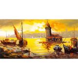 Tablosan Istanbul Gün Batımı Kız Kulesi Kanvas Tablo 30x60 cm Kb16239 30x60 cm