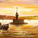 Tablosan Istanbul Gün Batımı Kız Kulesi Kanvas Tablo 80x160 cm Kb16221 80x160 cm