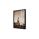 Tablosan İstanbul Kız Kulesi Çerçeveli Cam Tablo 50X70 Cm Ca16308
