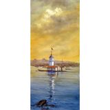 Tablosan Istanbul Kız Kulesi Kanvas Tablo 100x200 cm Kb16079 100x200 cm