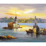 Tablosan Istanbul Kız Kulesi Kanvas Tablo 30x40 cm Kb16199 30x40 cm