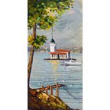 Tablosan Istanbul Kız Kulesi Kanvas Tablo 30x60 cm Kb16250 30x60 cm