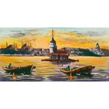 Tablosan Istanbul Kız Kulesi Kanvas Tablo 30x60 cm Kb16258 30x60 cm