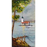 Tablosan Istanbul Kız Kulesi Kanvas Tablo 40x80 cm Kb16250 40x80 cm