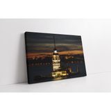Tablosan İstanbul Kız Kulesi Kanvas Tablo 50 X 70 Cm Ka16288