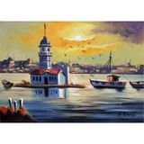 Tablosan Istanbul Kız Kulesi Kanvas Tablo 60x90 cm Kb16161 60x90 cm