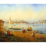 Tablosan Istanbul Kız Kulesi Manzaralı Kanvas Tablo 30x40 cm Kb16043 30x40 cm