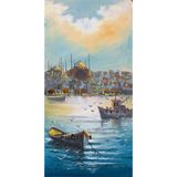 Tablosan Istanbul Tarihi Yarımada Kanvas Tablo 100x200 cm Kb16261 100x200 cm
