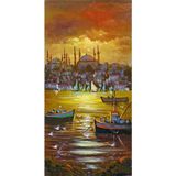 Tablosan Istanbul Tarihi Yarımada Kanvas Tablo 30x60 cm Kb16260 30x60 cm